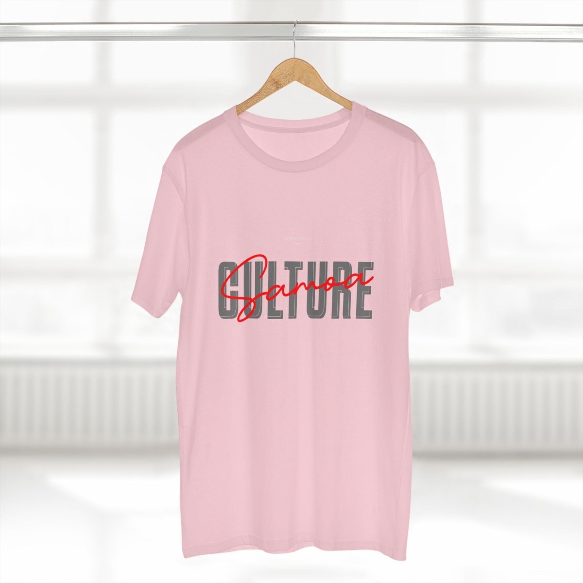 Soft Samoa Culture unisex tee by The Print Bar, showing a comfortable army green T-shirt with cultural design details.