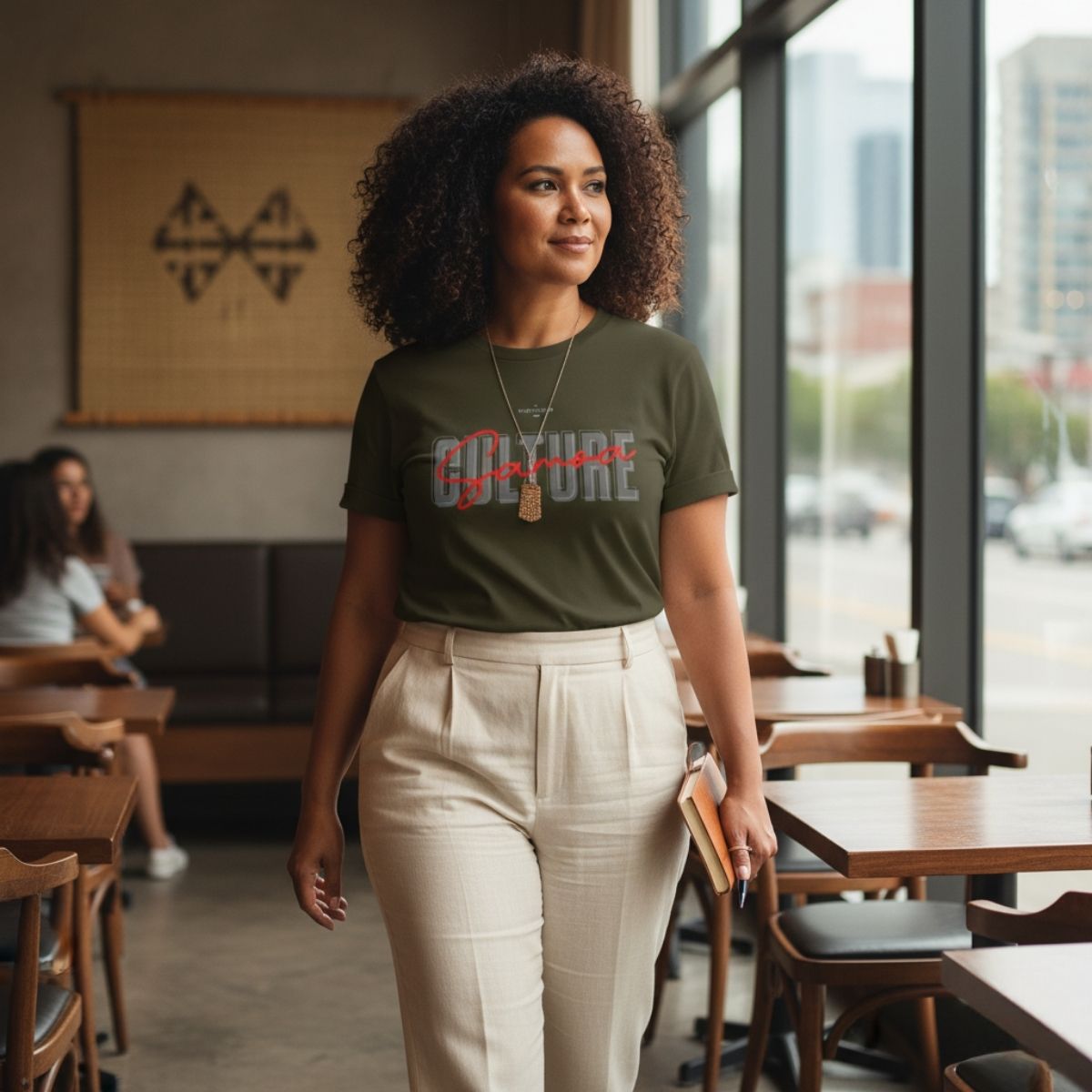 Soft unisex Samoa Culture T-shirt by Monster Digital, featuring a comfortable fit and vibrant print on a casual tee.