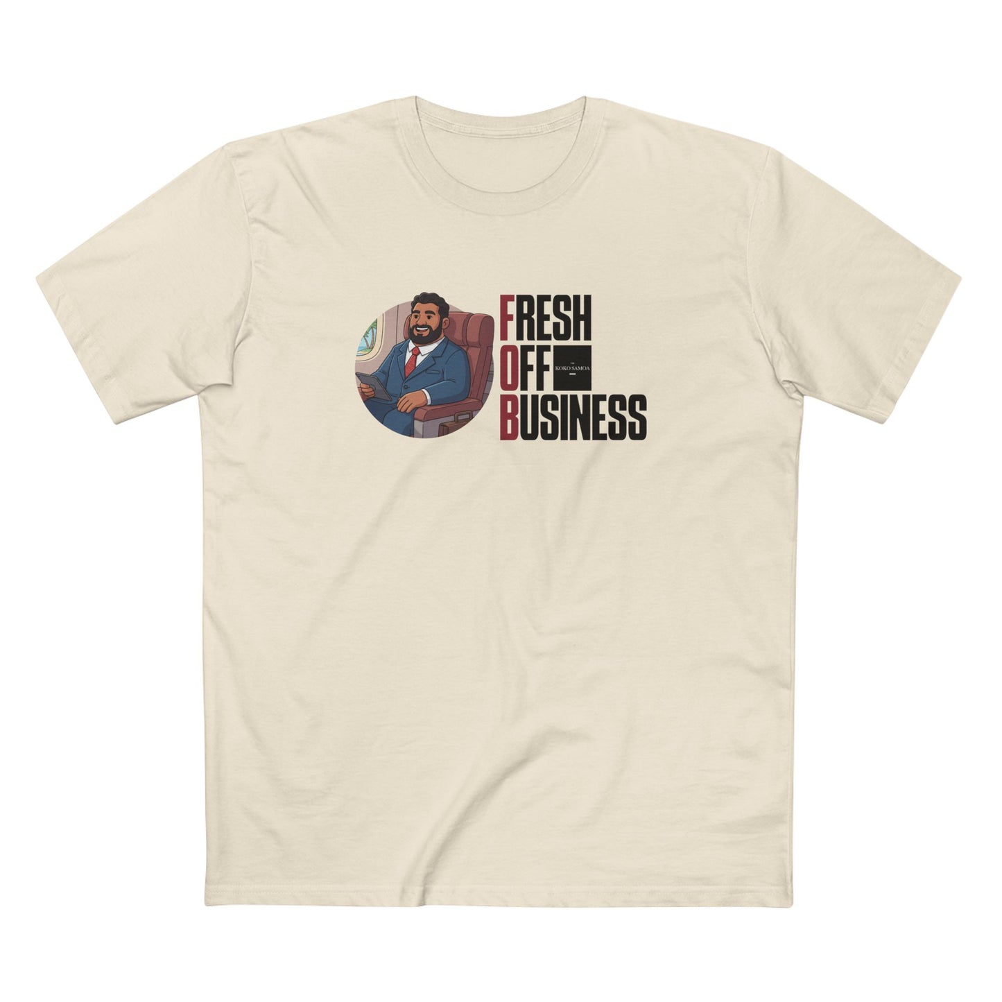 Soft Unisex Tee - Fresh Off Business - Personalised - AU/NZ