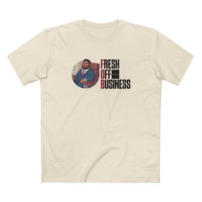 Soft Unisex Tee - Fresh Off Business - Personalised - AU/NZ