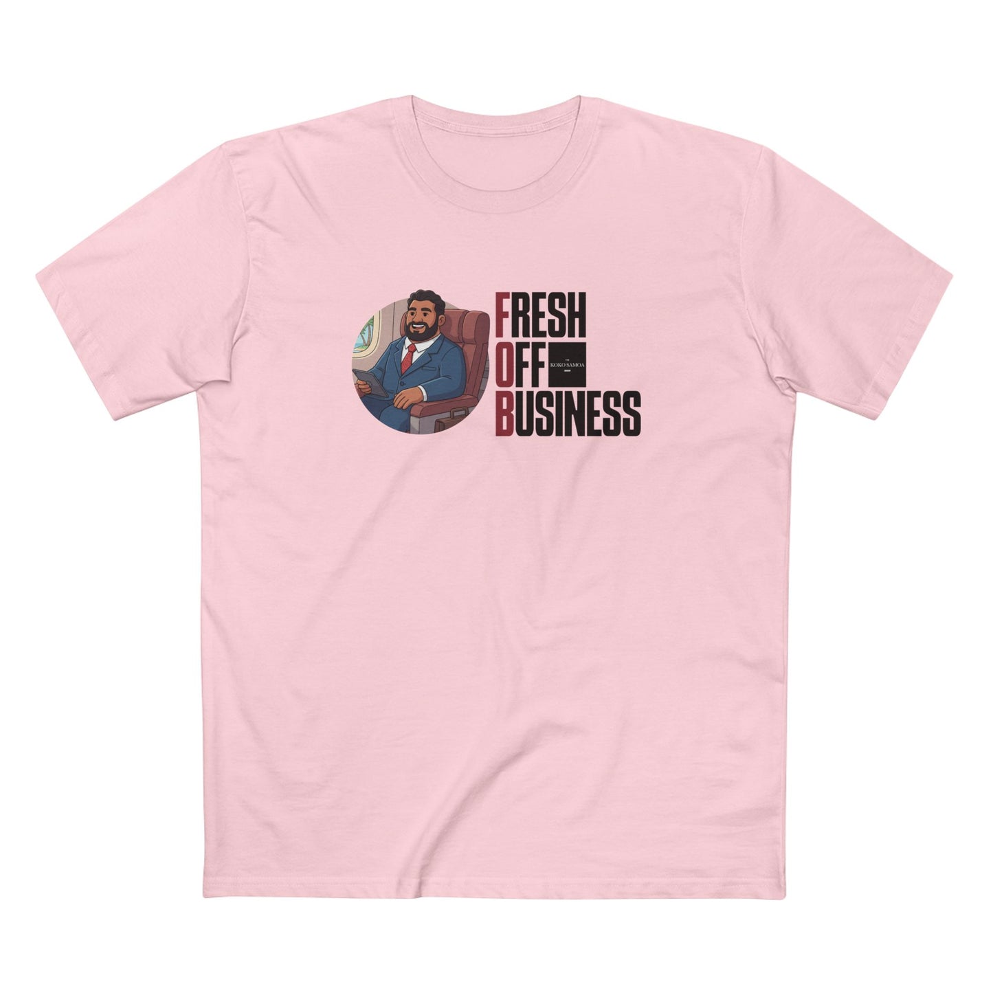 Soft Unisex Tee - Fresh Off Business - Personalised - AU/NZ