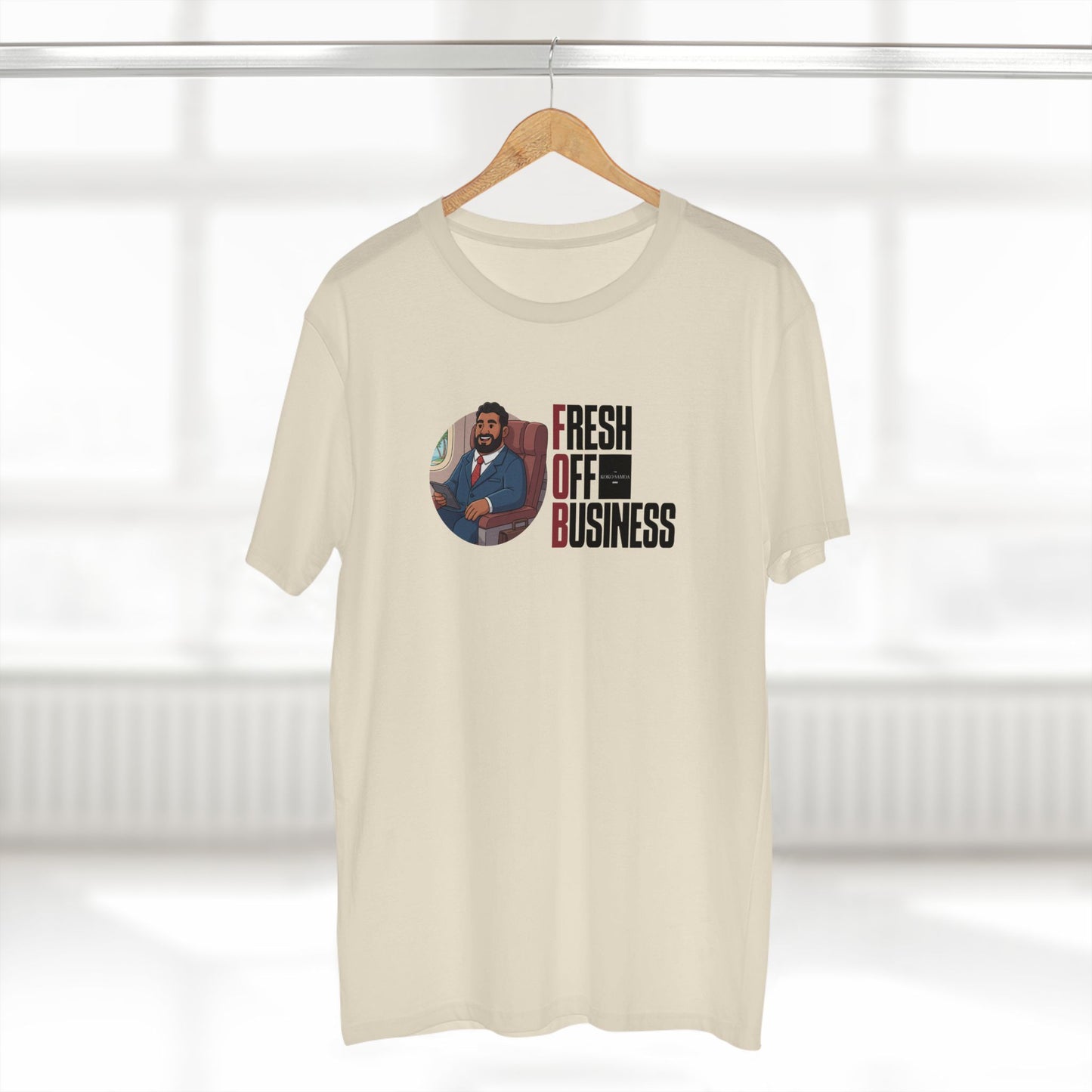 Soft Unisex Tee - Fresh Off Business - Personalised - AU/NZ