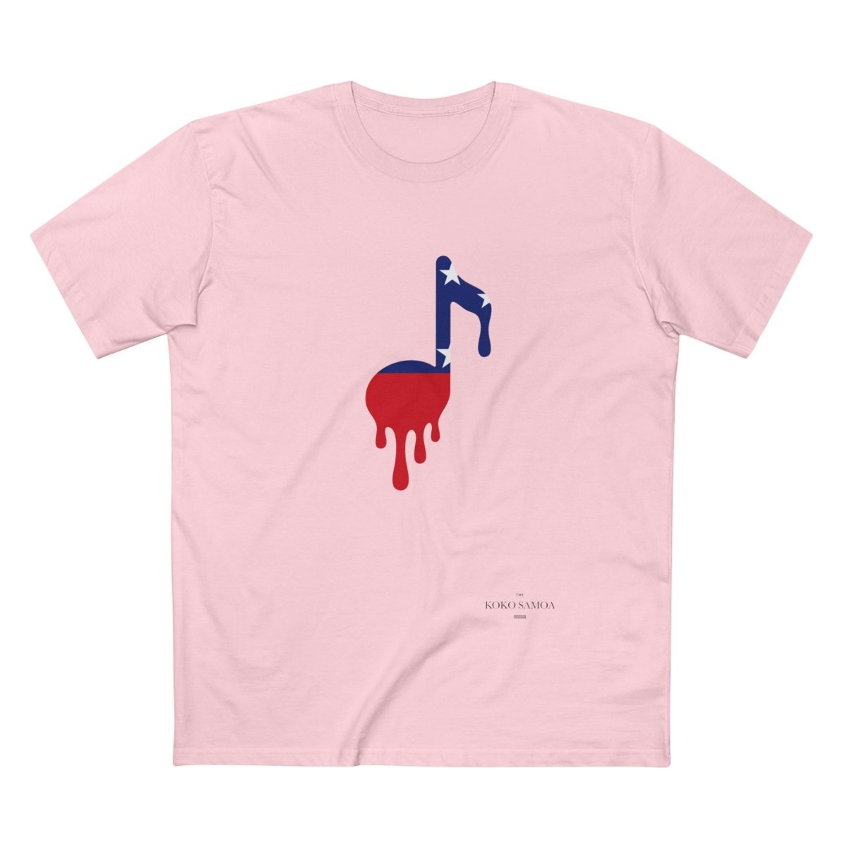 Unisex soft tee from The Print Bar featuring a Samoan note design in athletic heather fabric, size XS.