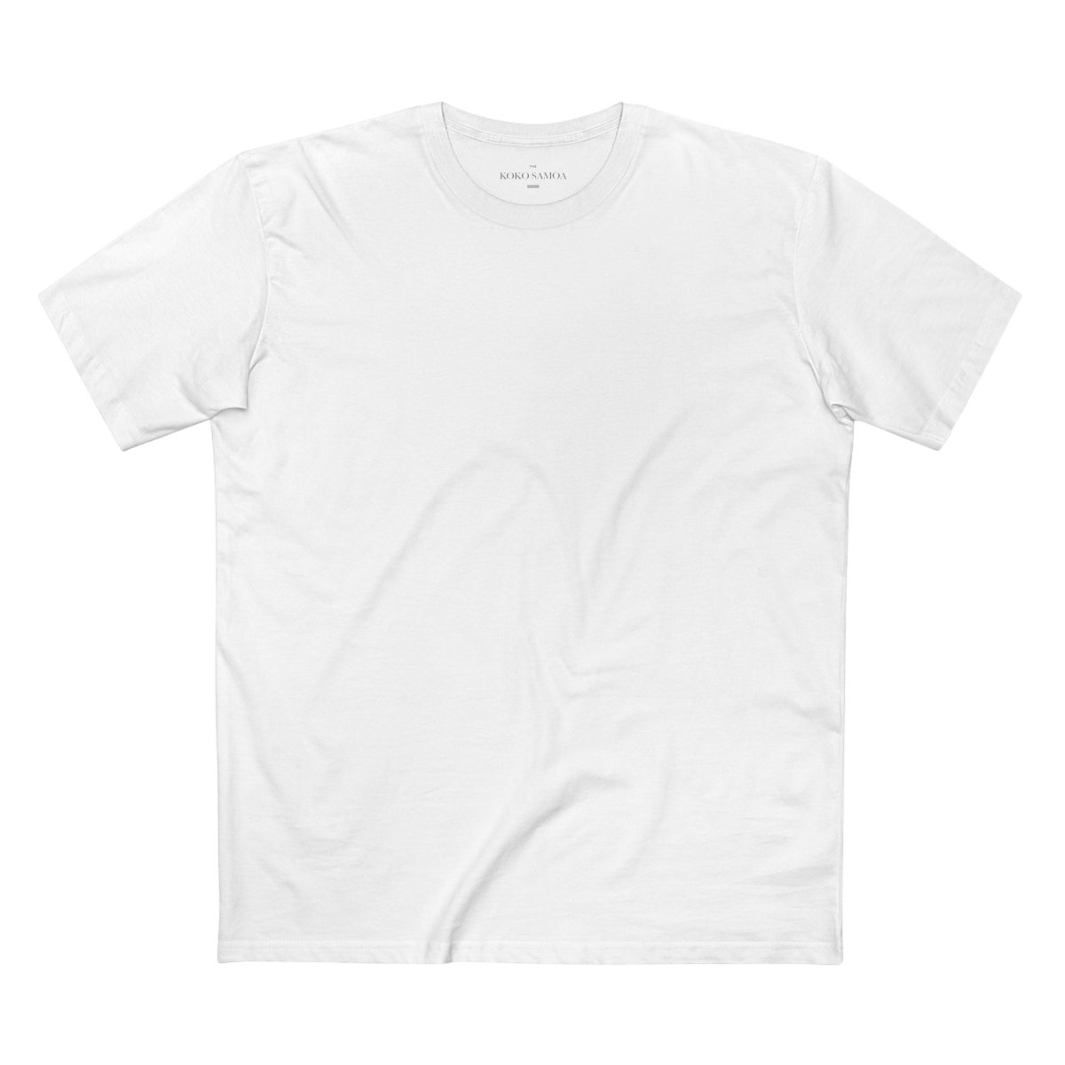 Black soft unisex T-shirt from The Print Bar, casual fit, lightweight cotton, shown on a flat lay.