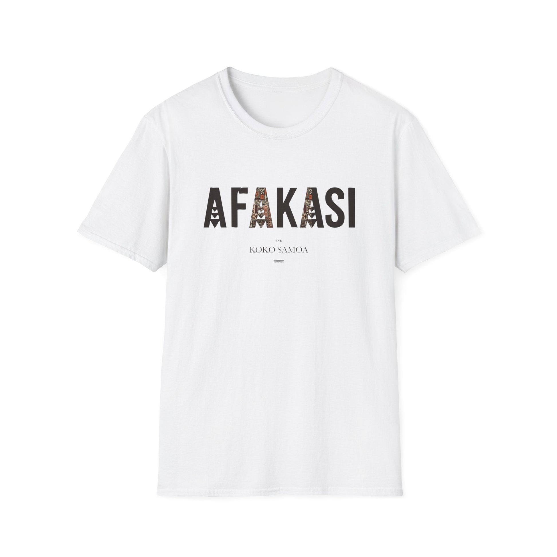 Charcoal soft unisex tee from The Print Bar featuring Afakasi design, casual fit, ideal for AU/NZ sizing.