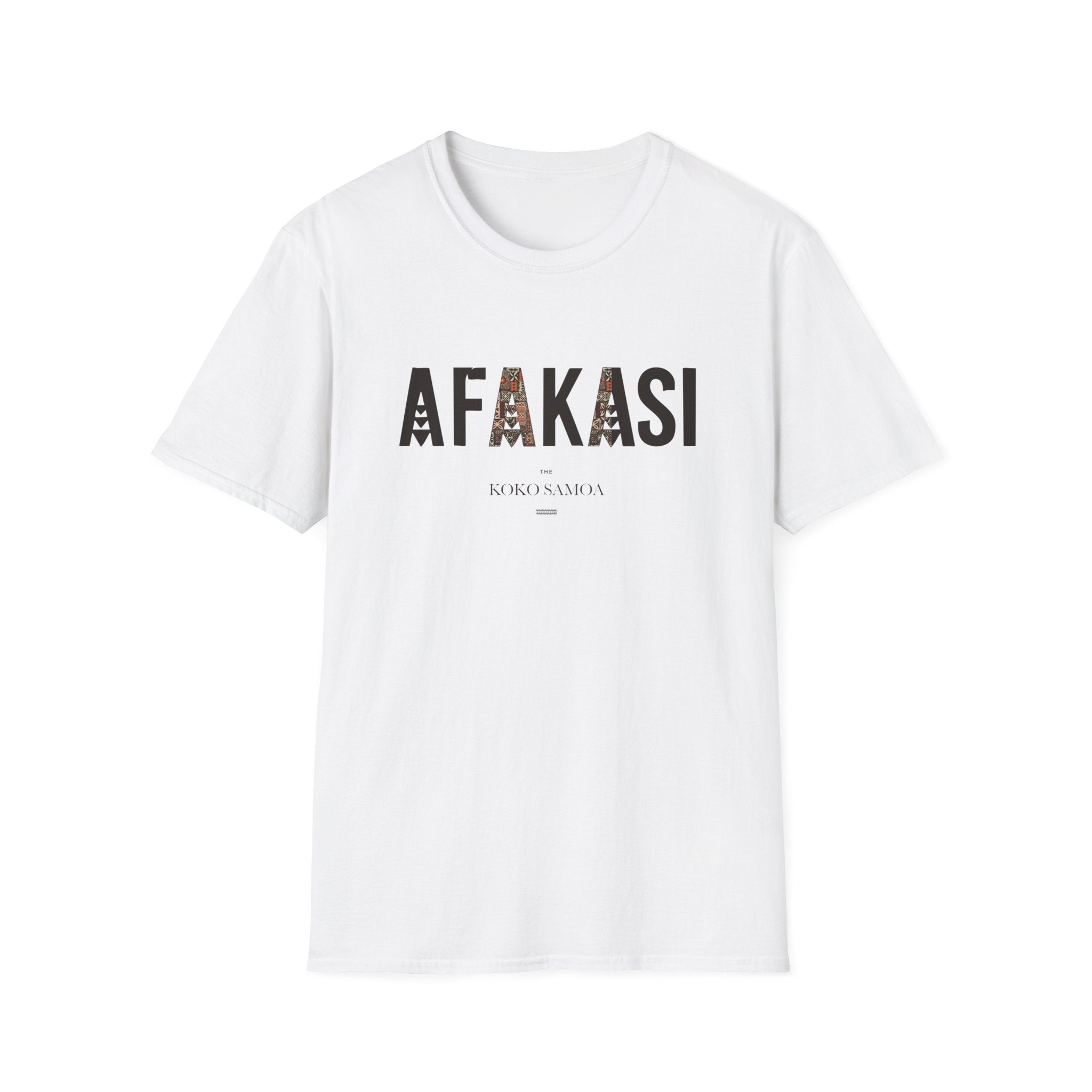 Charcoal soft unisex tee from The Print Bar featuring Afakasi design, casual fit, ideal for AU/NZ sizing.