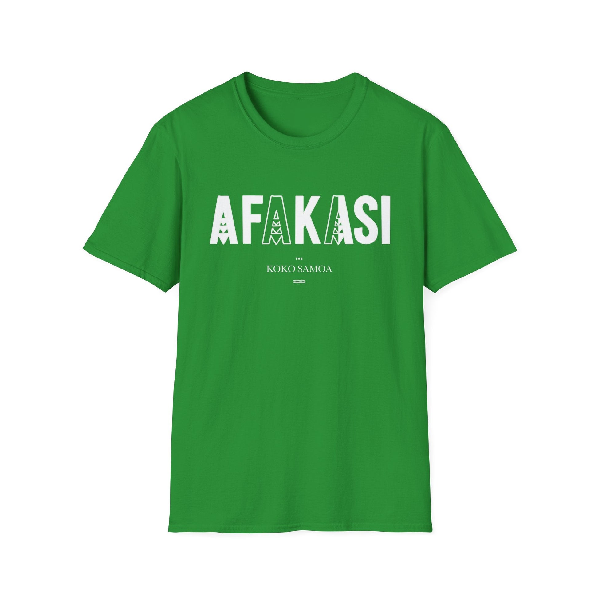Charcoal soft unisex tee from The Print Bar featuring Afakasi design, ideal for casual wear in AU/NZ.