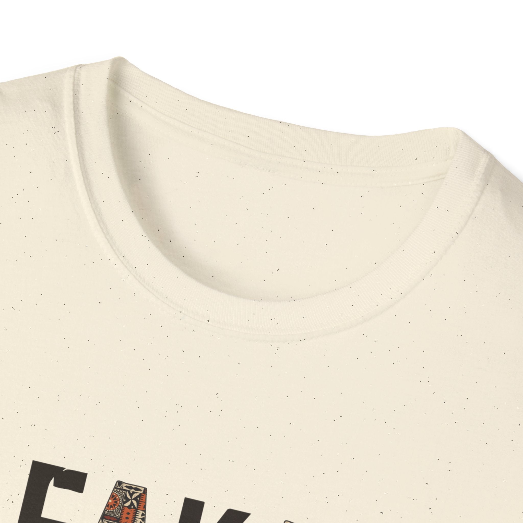 Charcoal unisex soft tee from The Print Bar featuring the Afakasi design, casual fit, suitable for AU/NZ sizes S.