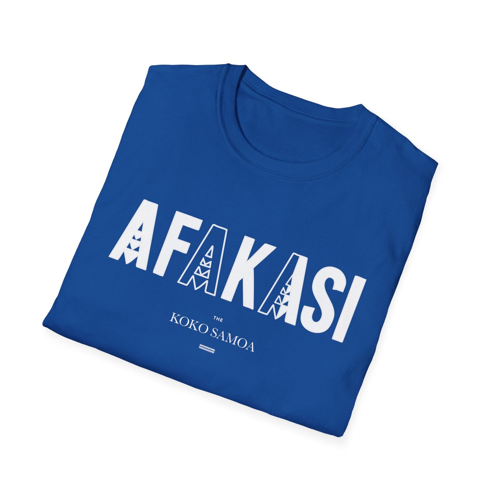 Charcoal unisex soft tee from The Print Bar featuring Afakasi design, casual fit for men and women, AU/NZ size S.