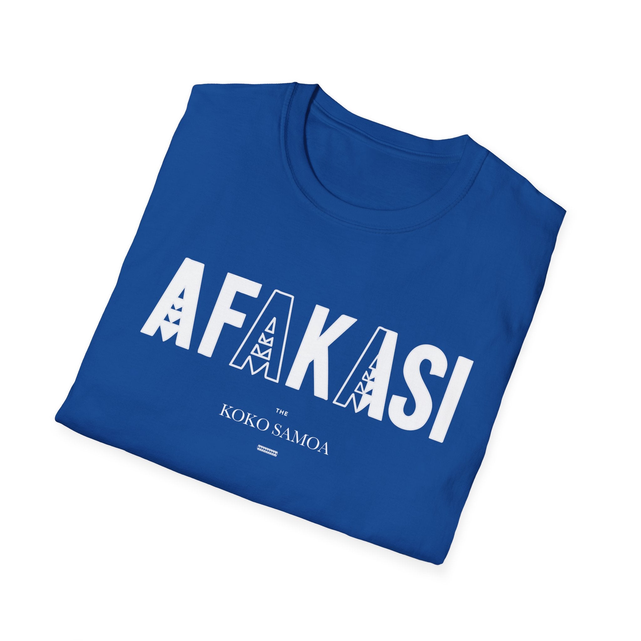 Charcoal unisex soft tee from The Print Bar featuring Afakasi design, casual fit for men and women, AU/NZ size S.