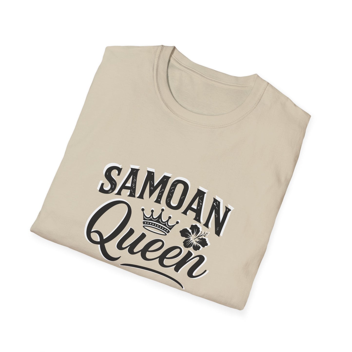 Charcoal soft unisex tee by The Print Bar featuring a design celebrating the Samoan Queen for AU/NZ.