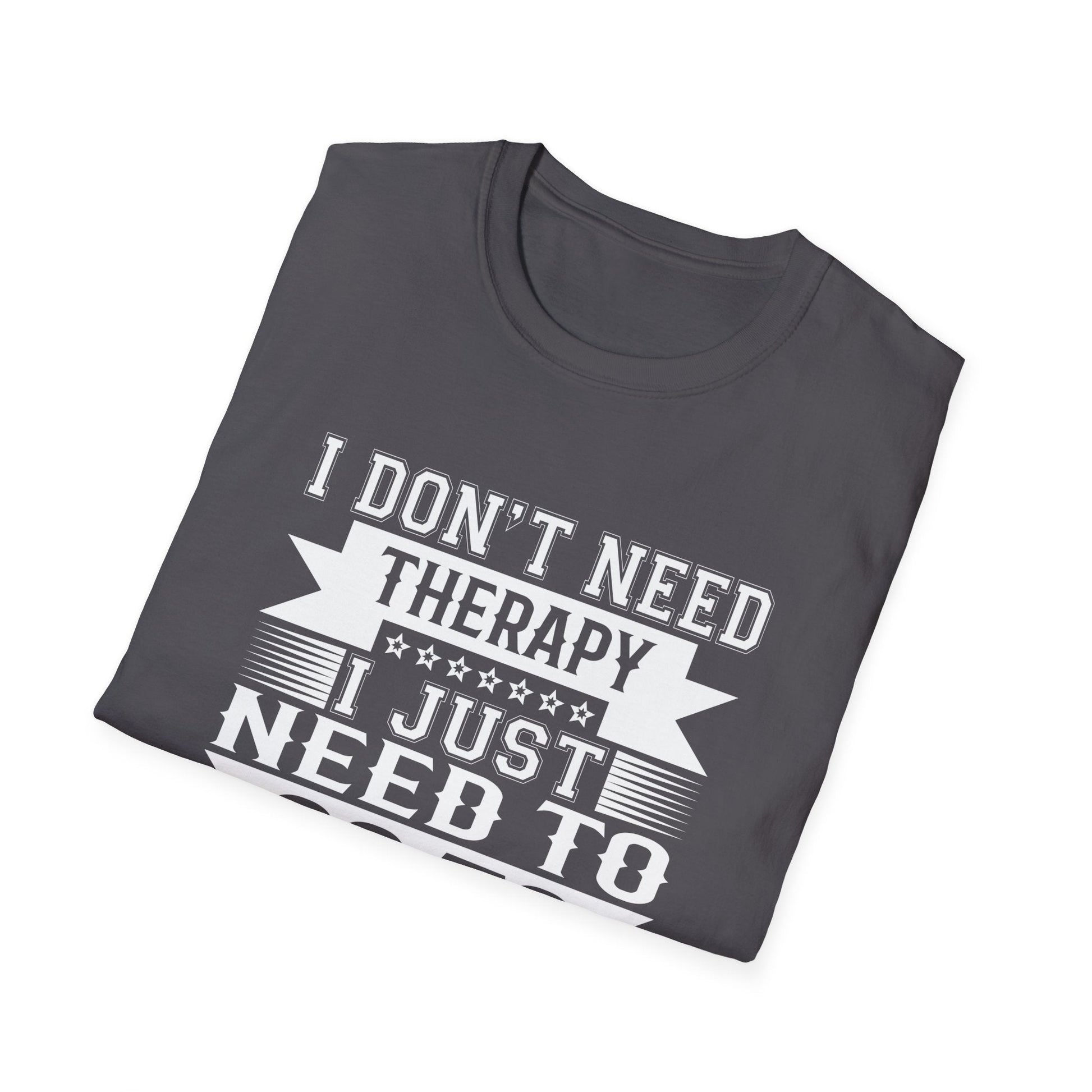 Charcoal unisex soft tee by The Print Bar featuring Samoan Therapy design, casual fit, lightweight cotton fabric.