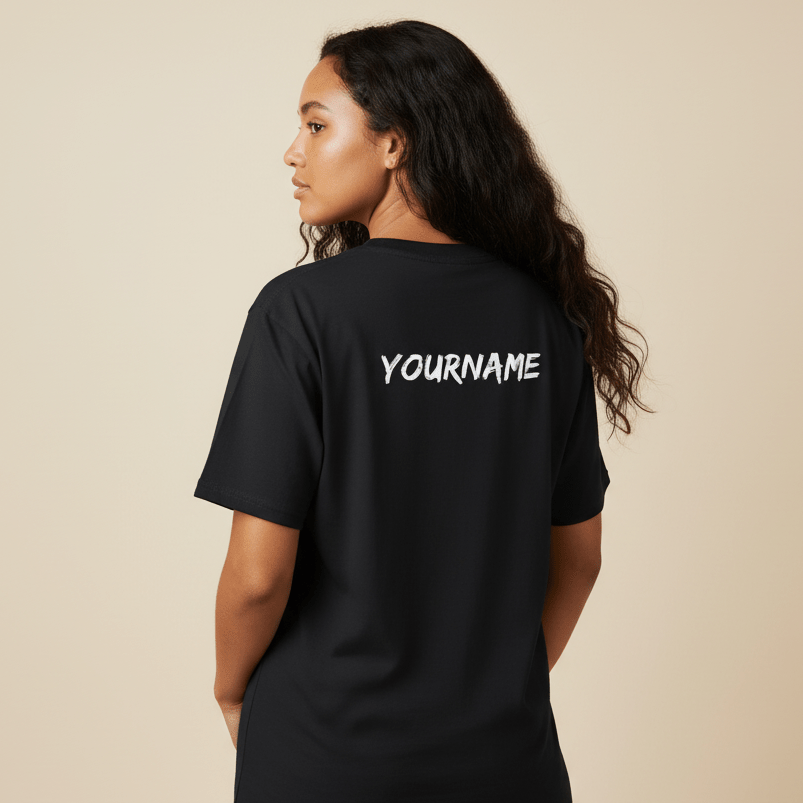 Dark chocolate unisex soft tee by The Print Bar, personalized with "Not Perfect But Samoan" design, suitable for AU/NZ customers.