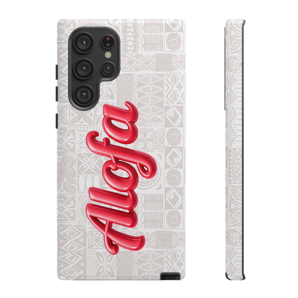 Alofa tough phone case with Samoa Koko design, durable protection for smartphones, suitable for AU, NZ, and USA.