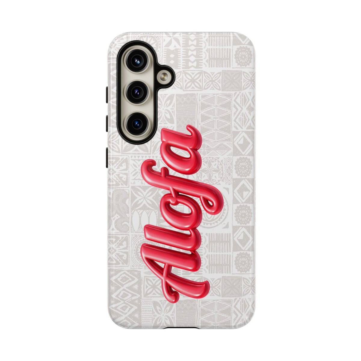 Alofa tough phone case with Samoa Koko design, rugged protective cover for smartphones in AU/NZ/USA.