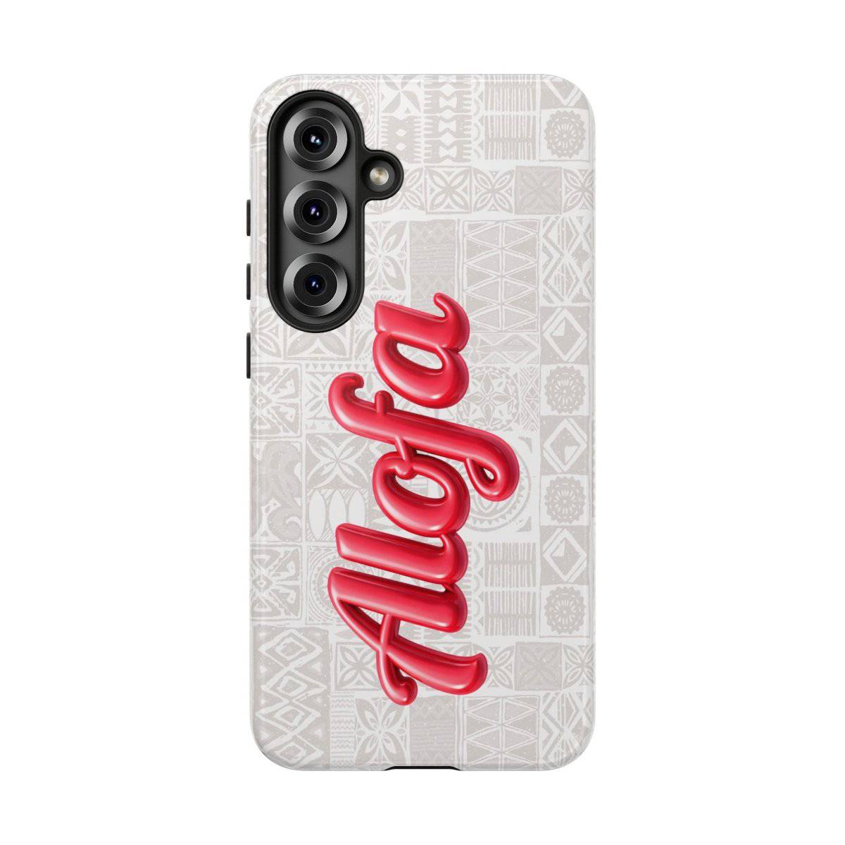 Tough Phone Case Alofa with Samoa Koko design, durable protective cover for smartphones, AU/NZ/USA version