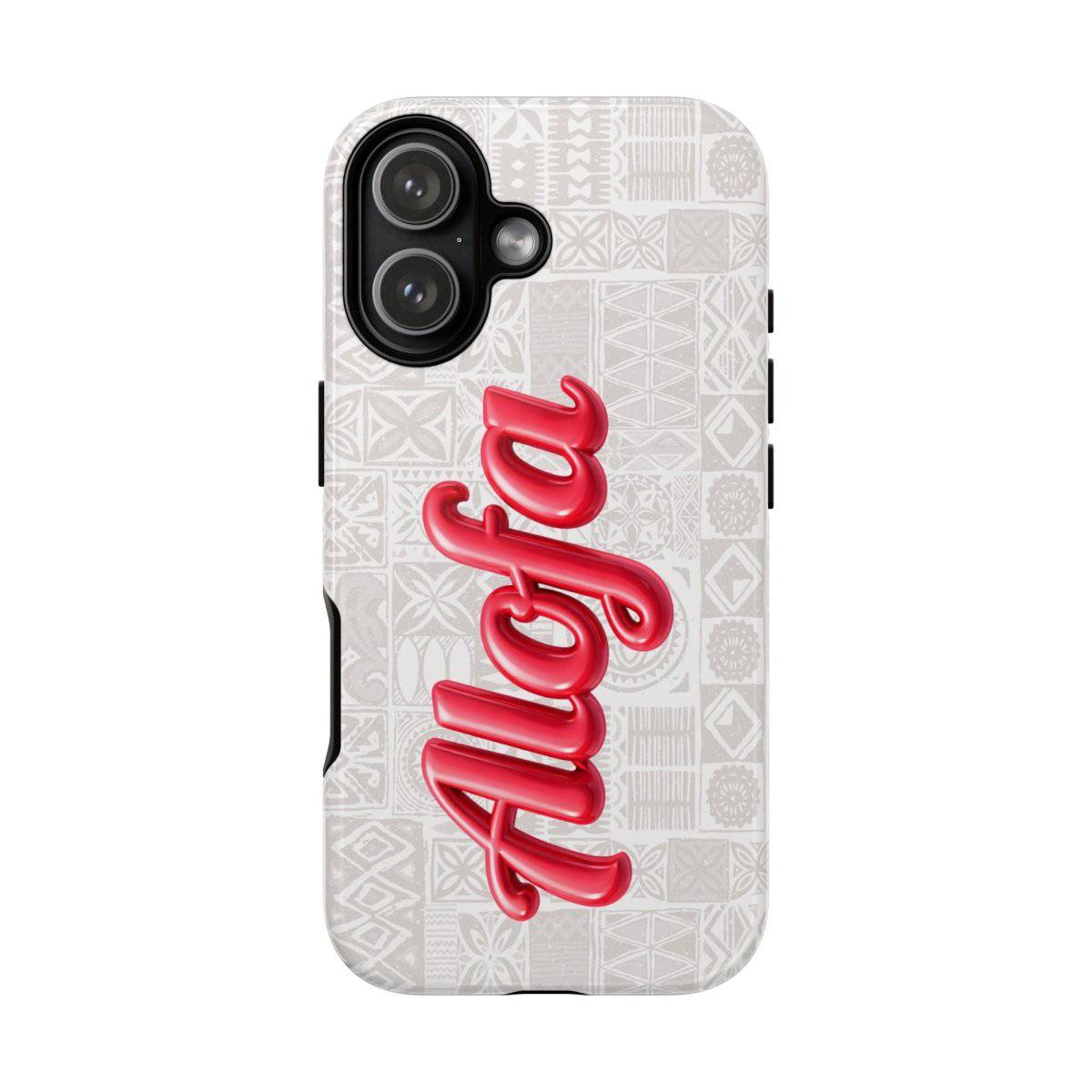 Alofa tough phone case featuring Koko Samoa design, offers durable protection for smartphones in AU, NZ, and USA.