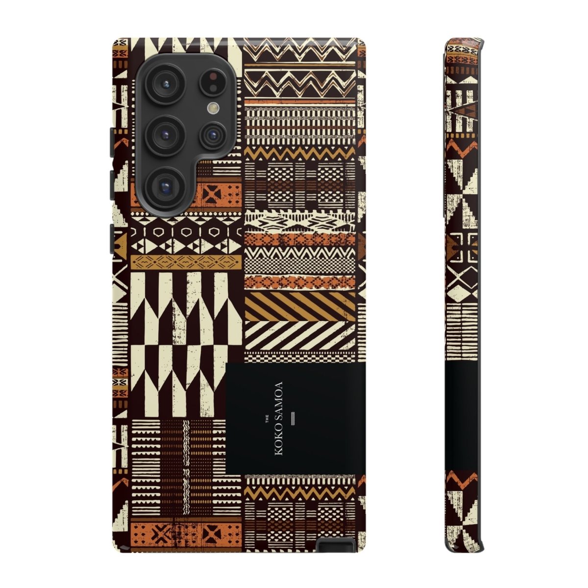 Glossy tough phone case with Apia Mosaic design for iPhone 17, durable protective cover for AU, NZ, and USA.