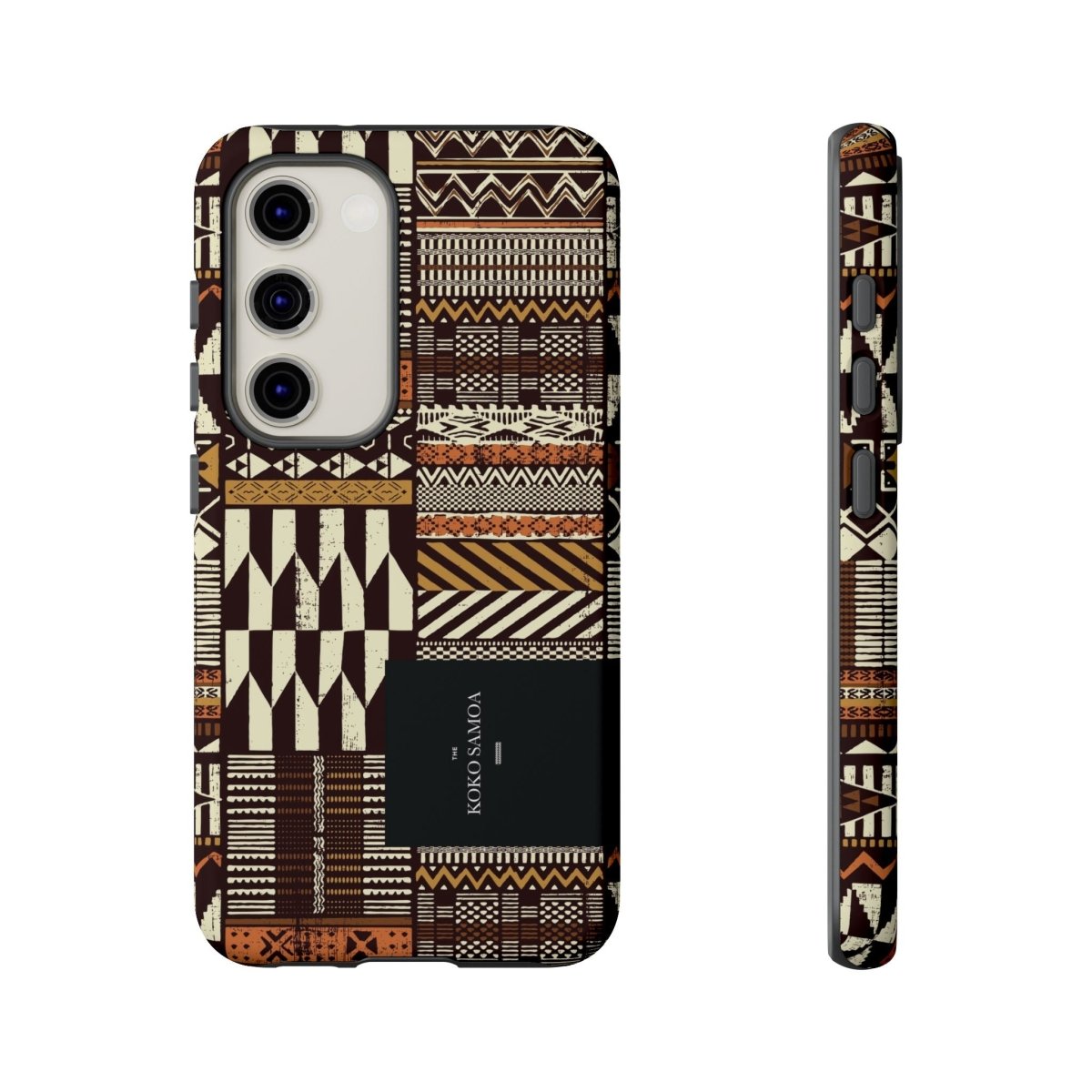 Glossy Tough Phone Case featuring Apia Mosaic design for iPhone 17, durable protection for AU, NZ, and US markets.