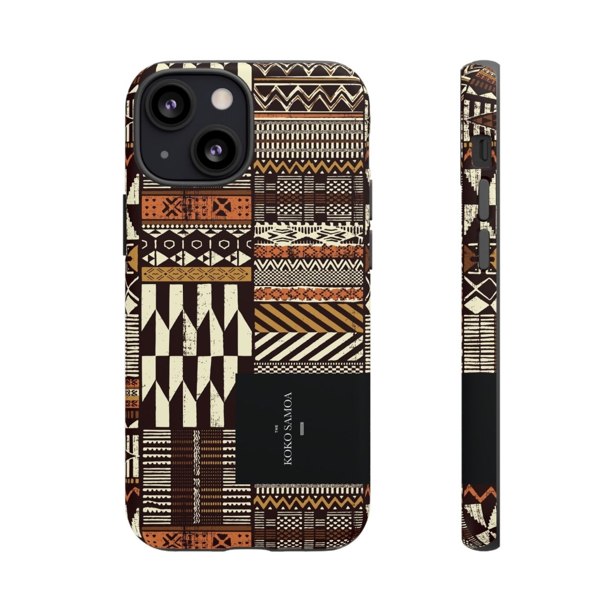 Glossy Tough Phone Case with Apia Mosaic design for iPhone 17, featuring vibrant mosaic patterns in AU, NZ, and USA styles.