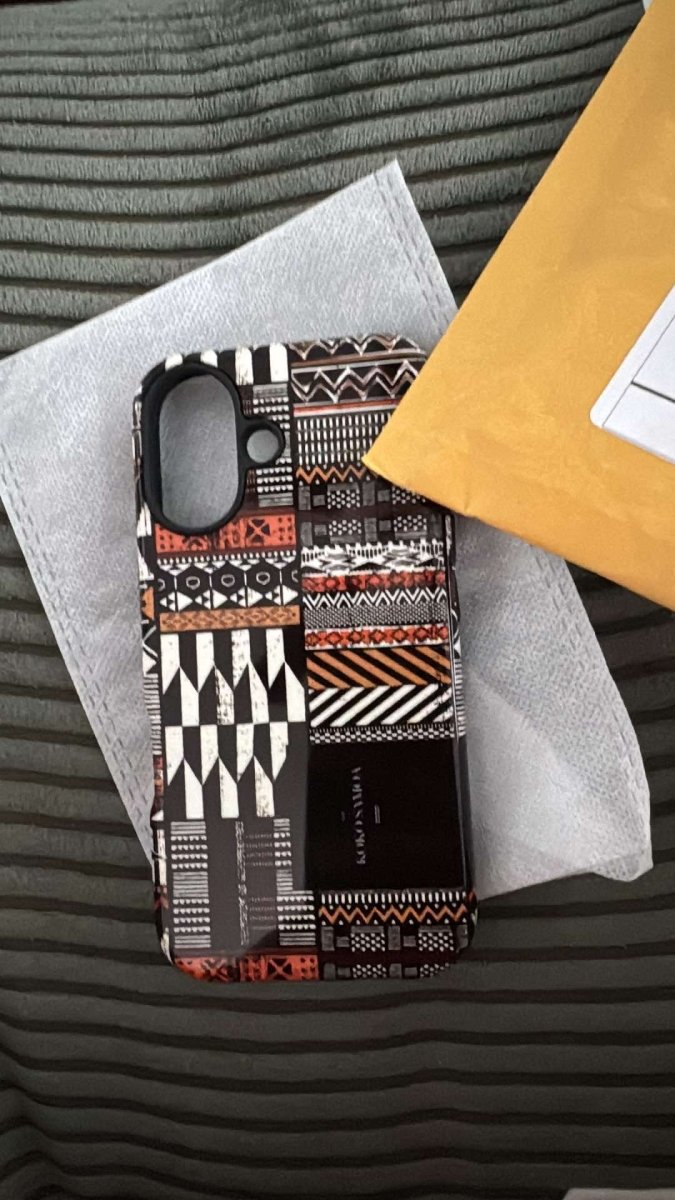 Printify Tough Phone Case for iPhone 17 with Apia Mosaic design, showcasing a durable protective cover for AU, NZ, and USA markets.