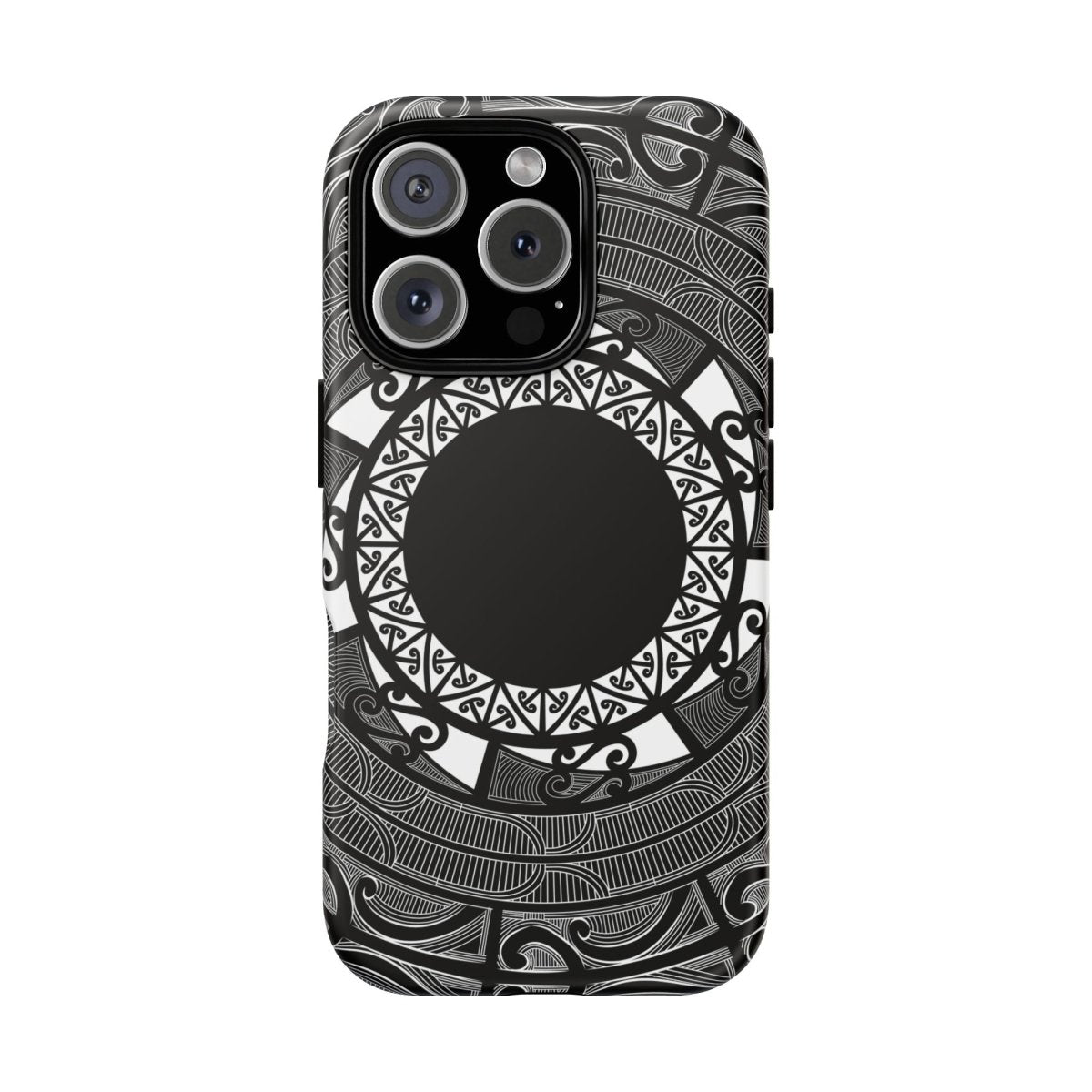Tough Phone Case featuring Māori and Samoan Koko designs, durable protective cover for smartphones.