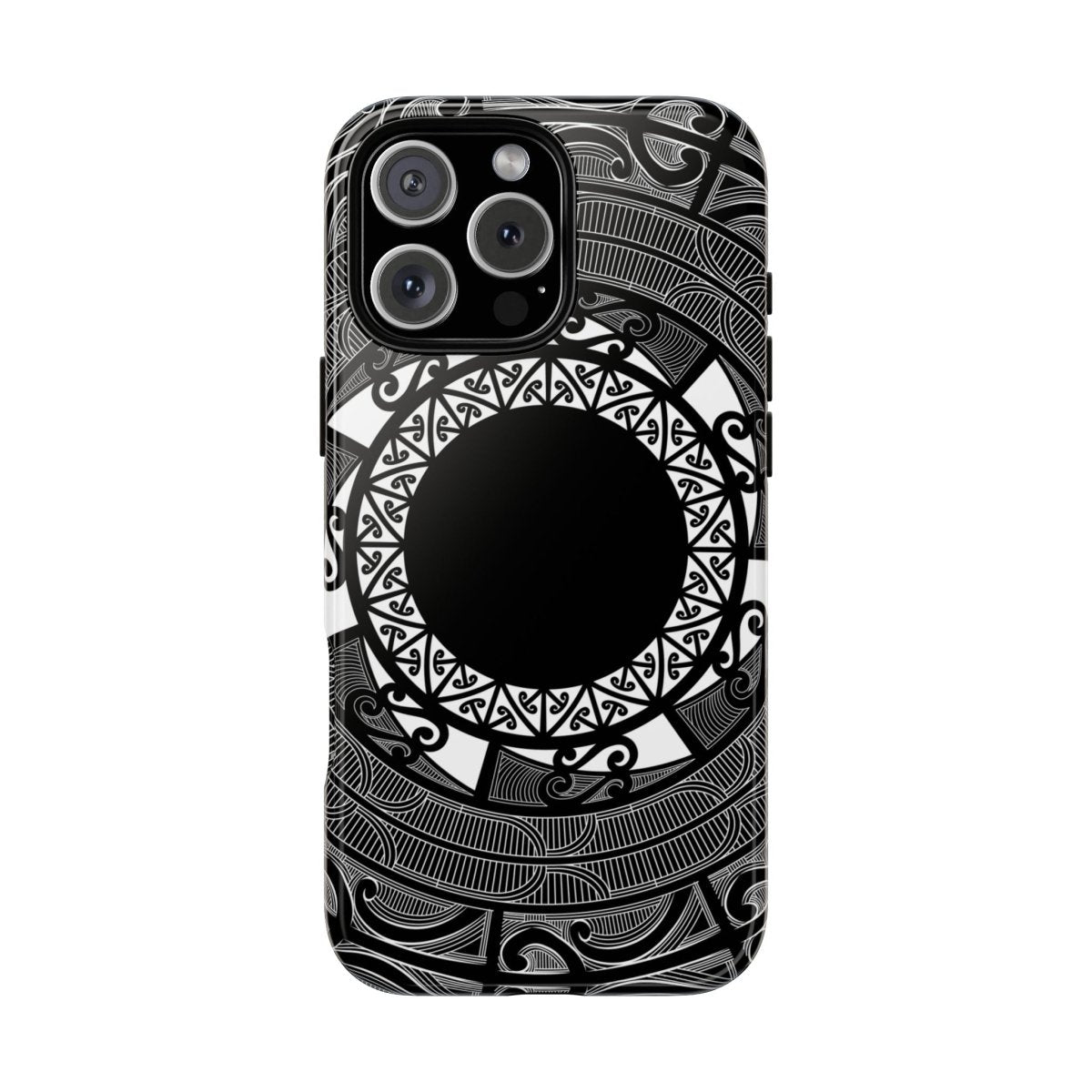 Tough Māori phone case featuring traditional Samoan designs, compatible with AU, NZ, and USA models.