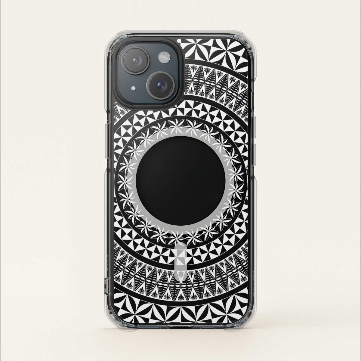 MagSafe clear case for iPhone 16, featuring Tongan design, transparent cover, compatible with AU, NZ, and USA.