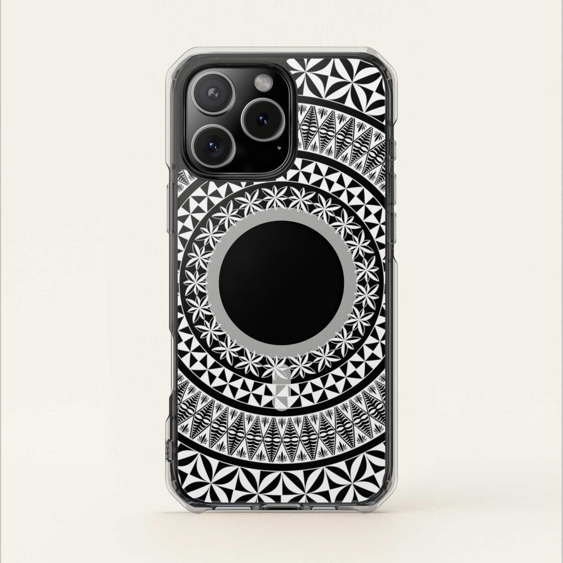 MagSafe clear case for iPhone 16, featuring Tongan design, transparent protective shell for AU, NZ, and USA markets.