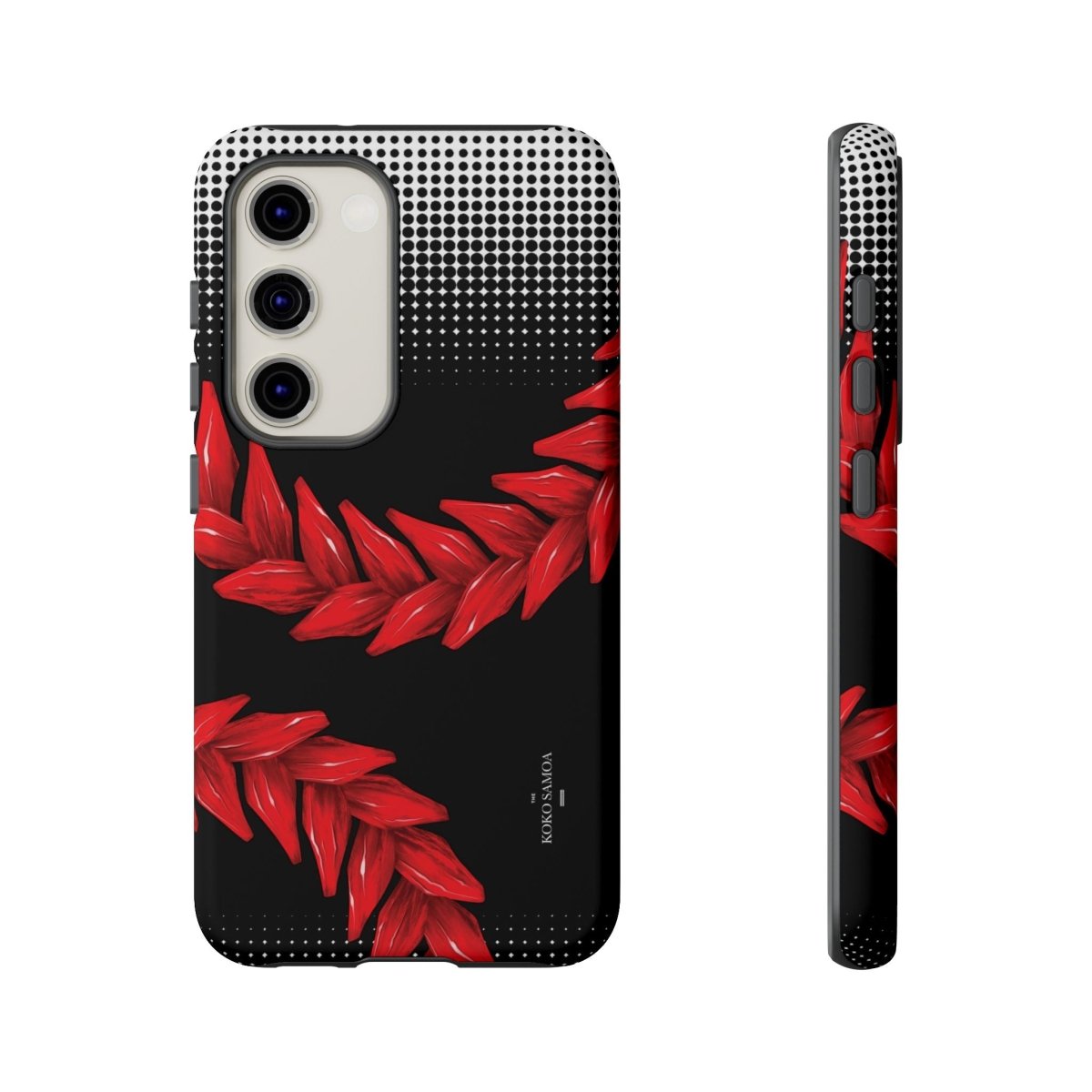 Tough Phone Case Ula Fala for AU, NZ, and USA, featuring vibrant Samoan design and rugged protection for smartphones.