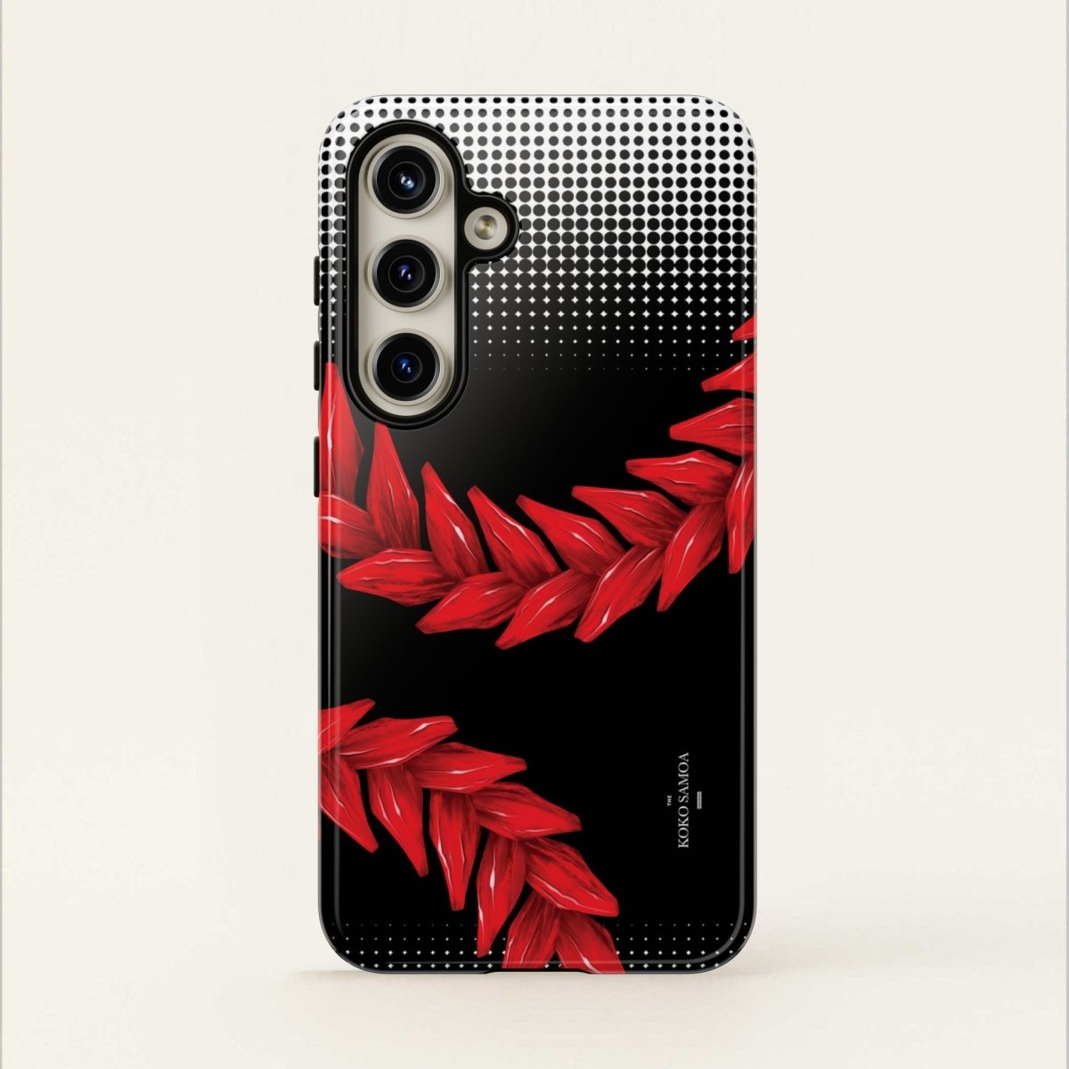 Tough Phone Case Ula Fala design, durable protective cover for smartphones, featuring vibrant, tropical-inspired artwork.