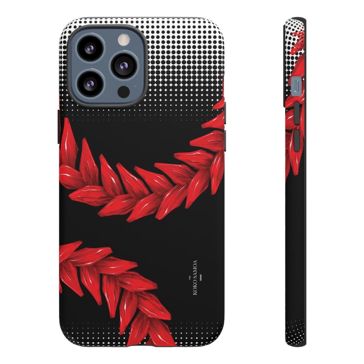 Tough Phone Case Ula Fala design for AU/NZ/USA, durable protective cover for smartphones with vibrant Polynesian artwork.