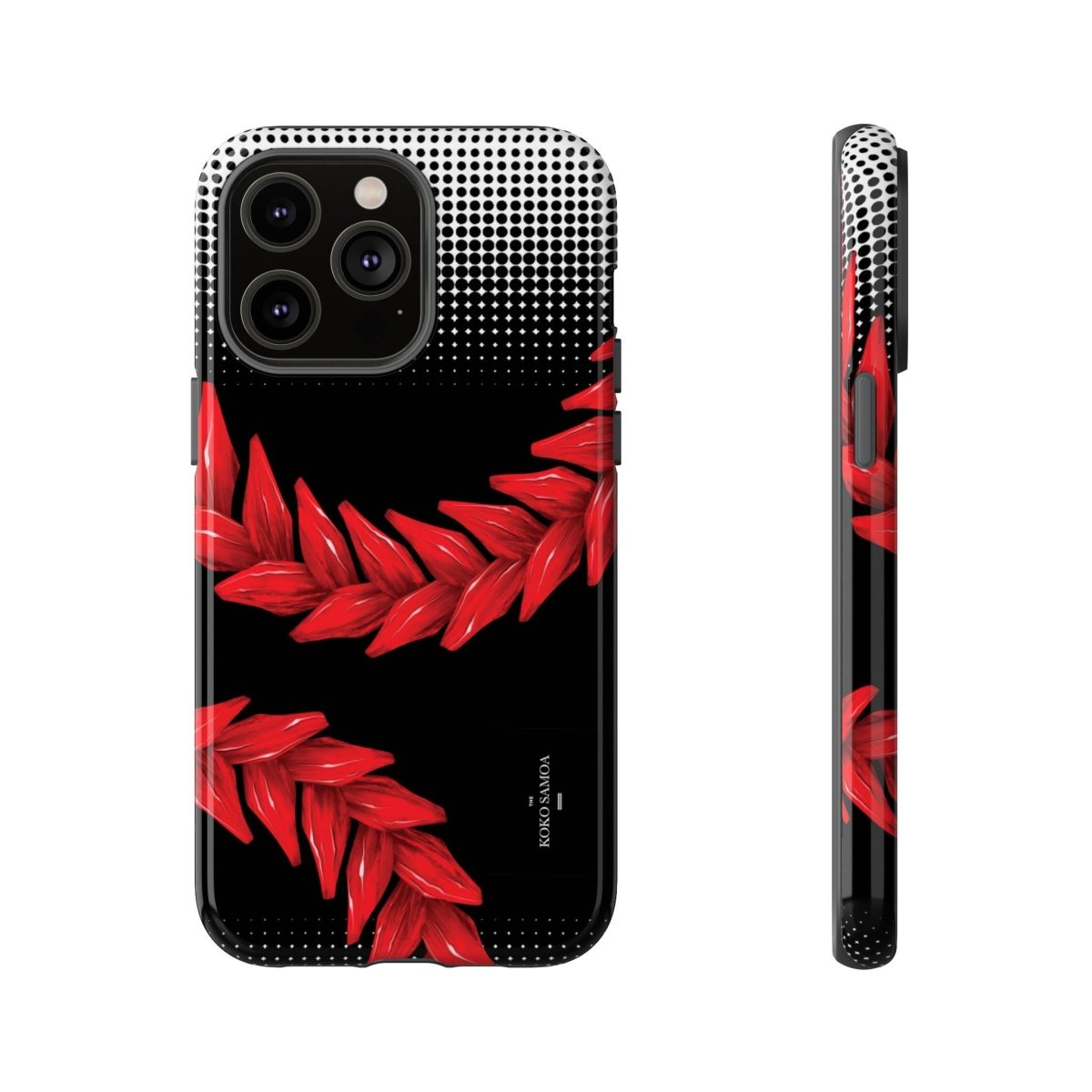Tough Phone Case Ula Fala design for AU/NZ/USA, durable protective cover with vibrant Koko Samoa artwork.