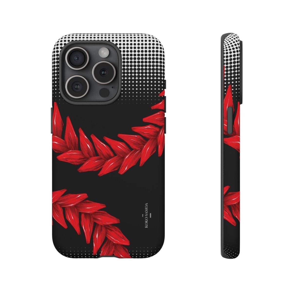 Tough Phone Case Ula Fala design for AU, NZ, USA, featuring vibrant Polynesian-inspired art on a durable phone cover.
