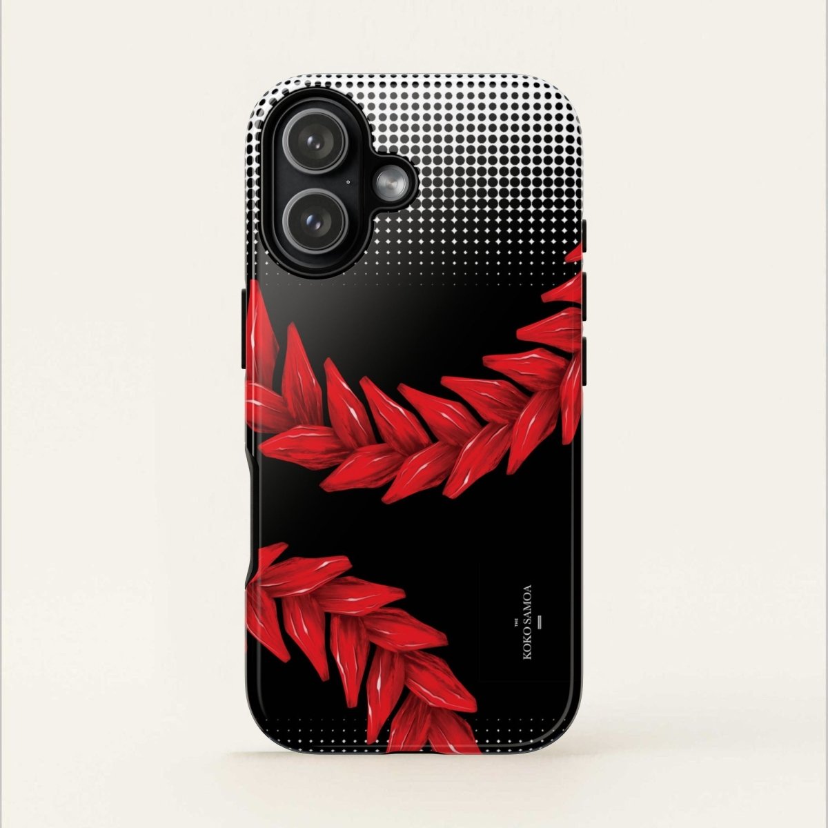 Tough Phone Case Ula Fala design for AU/NZ/USA, durable protective cover with vibrant Samoan artwork for smartphones.