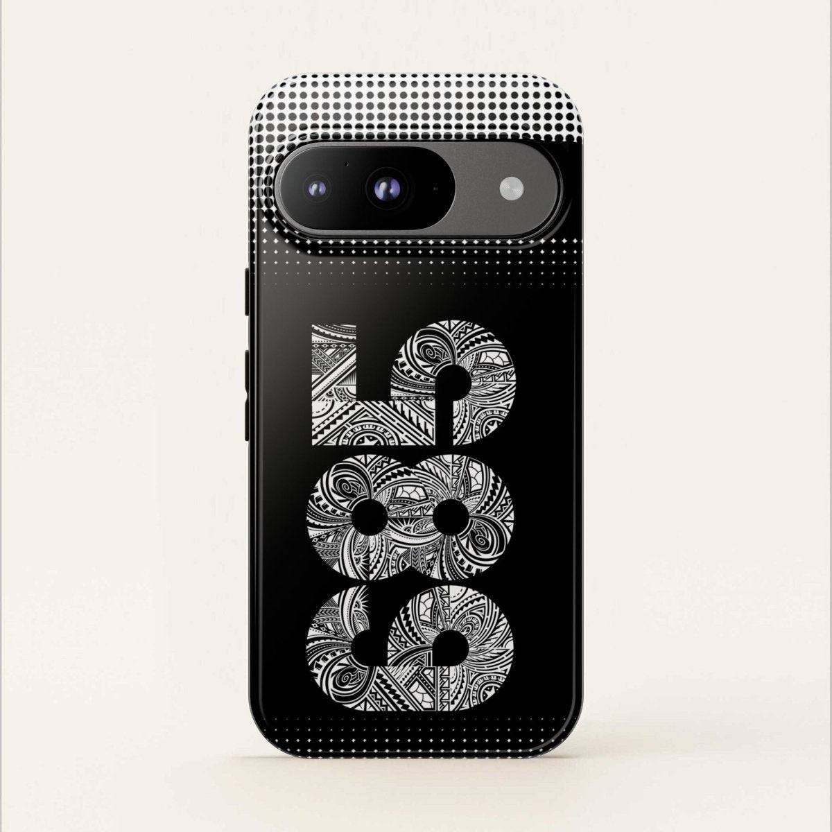 WOYC tough phone case 685 in vibrant Koko Samoa design, showcasing durability and style for AU/NZ/USA devices.