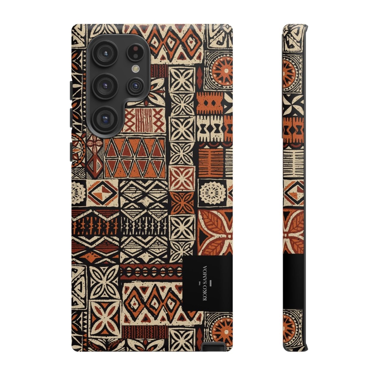 WOYC Tough Phone Case Elei for AU, NZ, and USA with Samoa Koko design, durable protective cover for smartphones.
