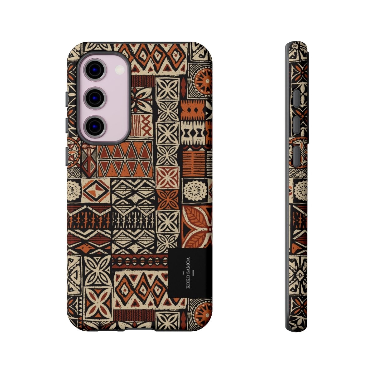 WOYC Tough Phone Case Elei featuring Koko Samoa design for AU/NZ/USA, protective and stylish accessory for smartphones.