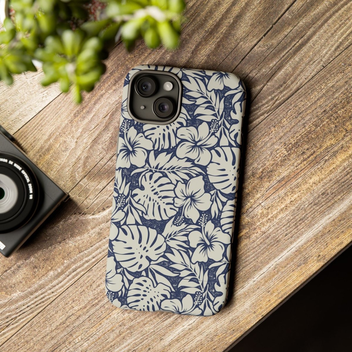 Printify Tough Phone Case Falefa Breeze design for AU/NZ/USA, featuring a durable protective cover with vibrant Koko Samoa artwork.