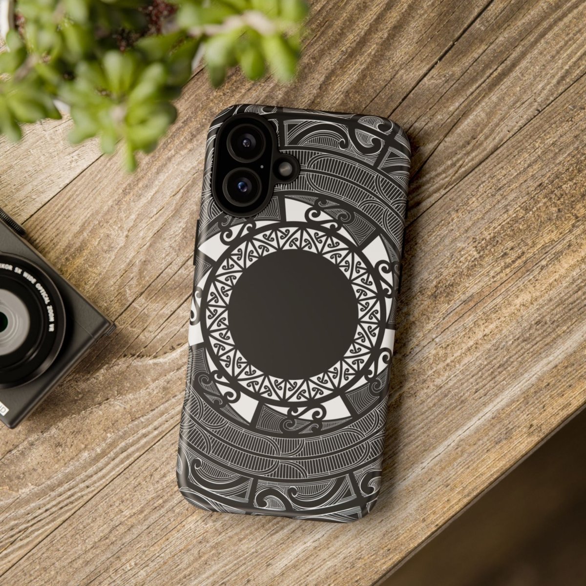 WOYC Māori tough phone case for AU/NZ/USA features traditional Polynesian designs on durable protective cover.