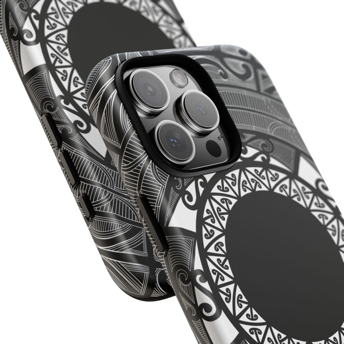 WOYC tough phone case featuring Māori and Samoan Koko designs, rugged protection for smartphones in AU, NZ, and USA.