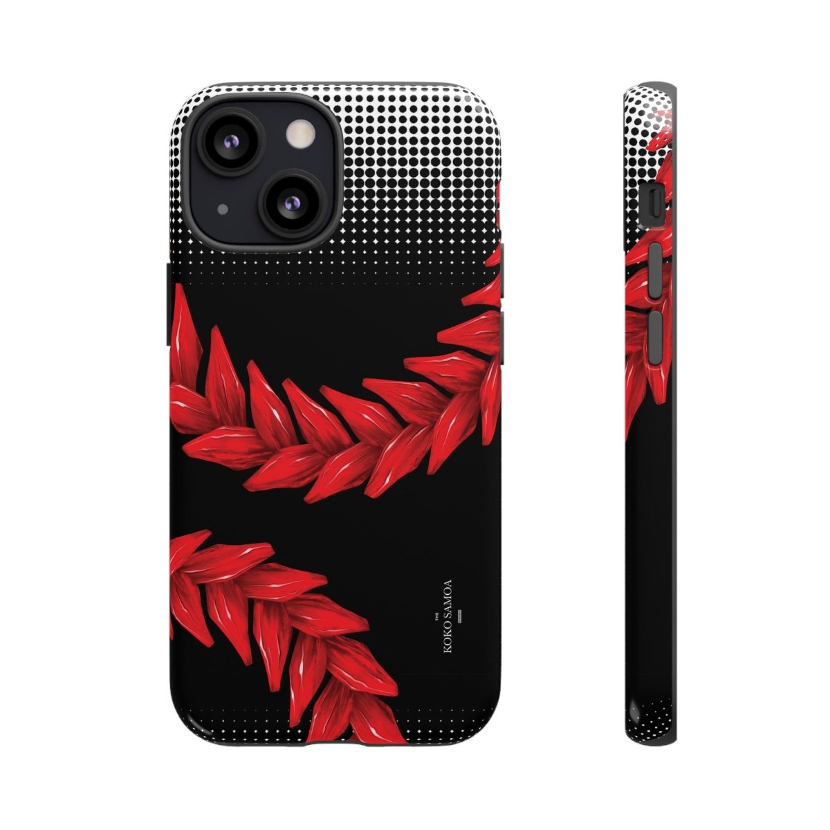 WOYC Tough Phone Case Ula Fala for AU, NZ, USA models with vibrant Samoan design on durable protective case.