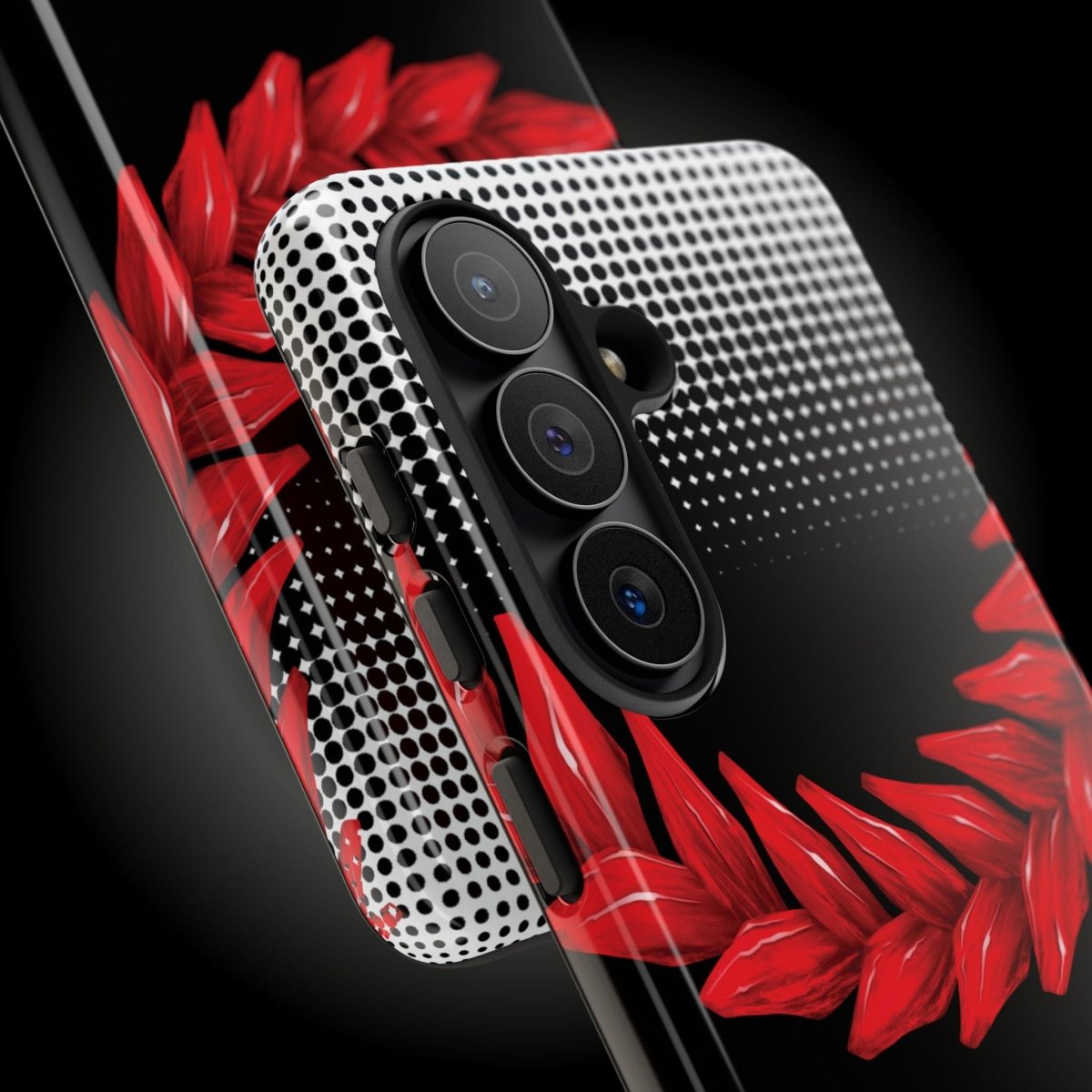 WOYC Tough Phone Case Ula Fala with Samoa design, durable protective cover for smartphones in AU, NZ, and USA.