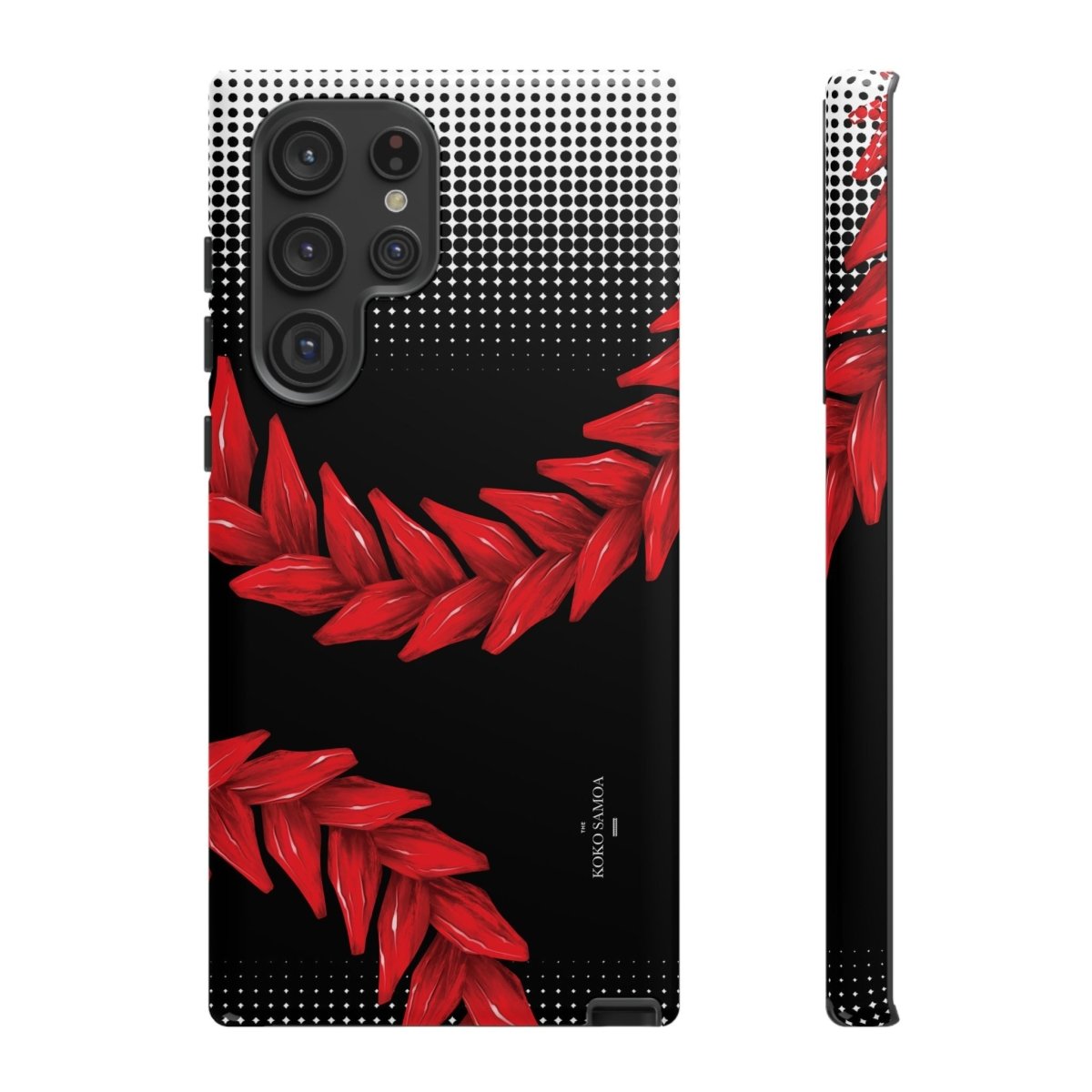 WOYC Tough Phone Case Ula Fala design for AU/NZ/USA, rugged protective cover for smartphones with vibrant graphic pattern.