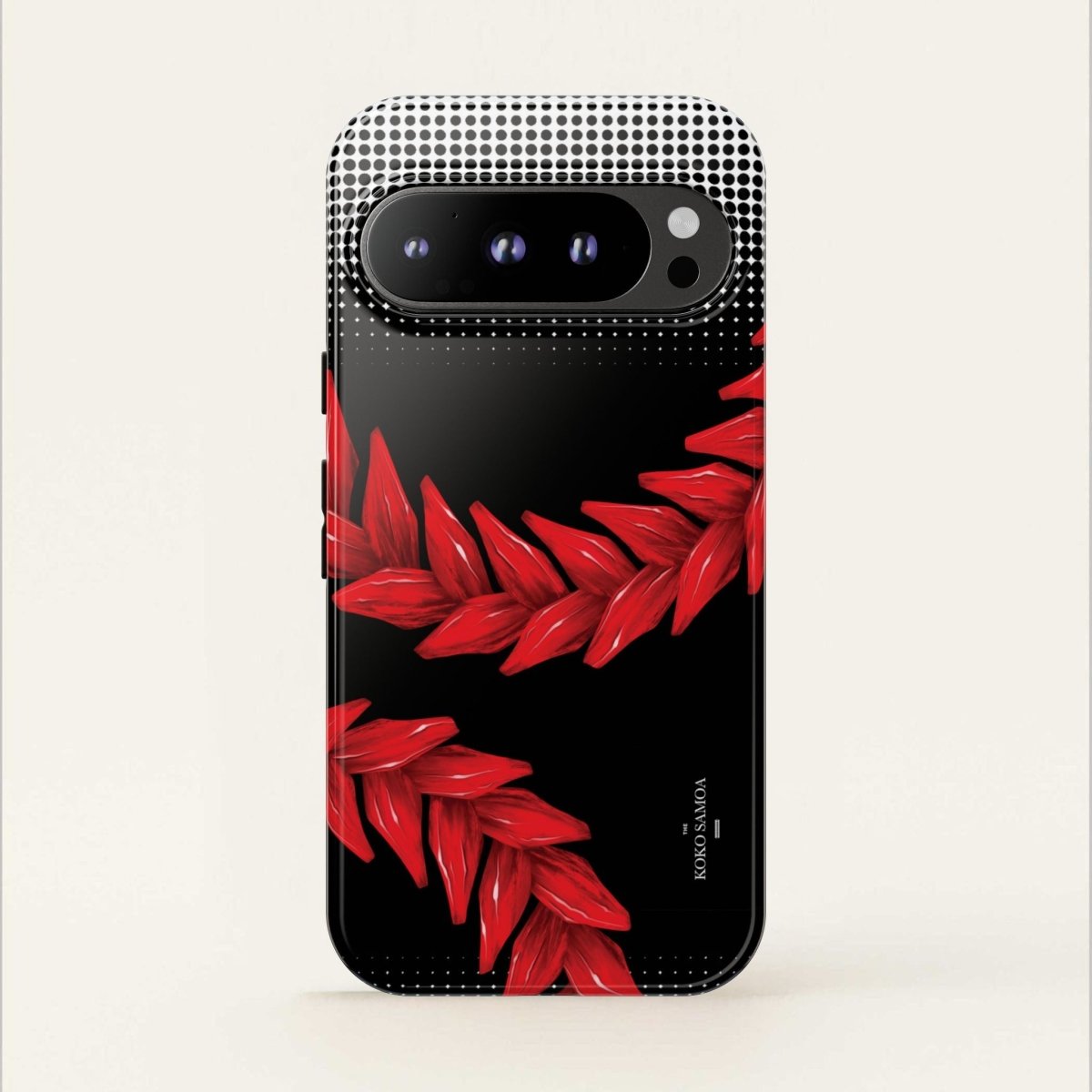 WOYC Tough Phone Case Ula Fala design for AU/NZ/USA with vibrant Samoan artwork on durable protective cover.