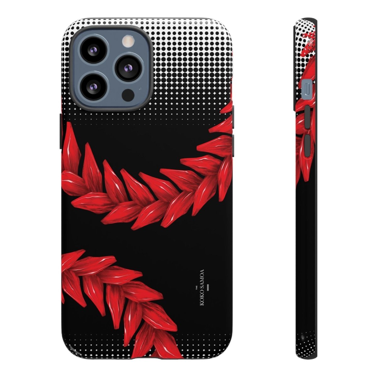WOYC Tough Phone Case Ula Fala with Samoa design, durable protective cover for smartphones in AU, NZ, and USA.