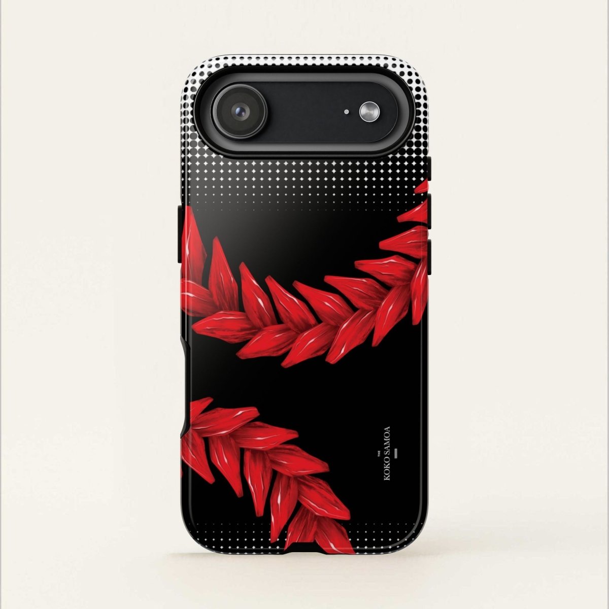 WOYC Tough Phone Case Ula Fala design for AU/NZ/USA, durable protective cover for smartphones with vibrant colorful pattern.