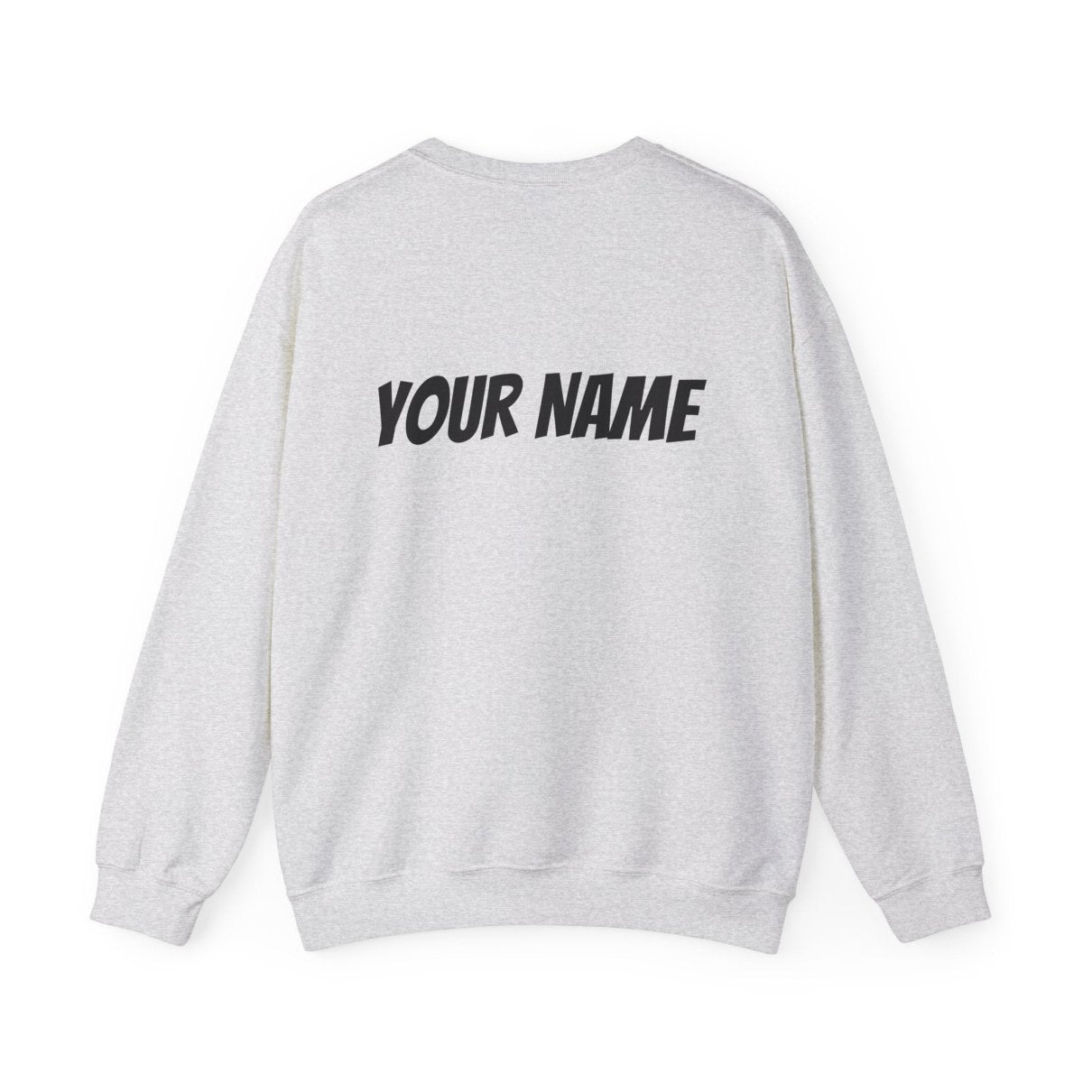 Unisex heavy sweatshirt with "300 Cousins" design by The Print Bar, featuring personalized AU/NZ style in a vibrant print.