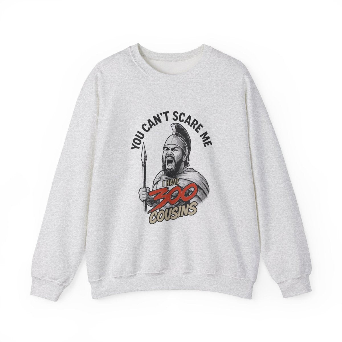 Unisex heavy sweatshirt by The Print Bar featuring 300 Cousins design, personalized for AU/NZ, in a cozy, casual style.