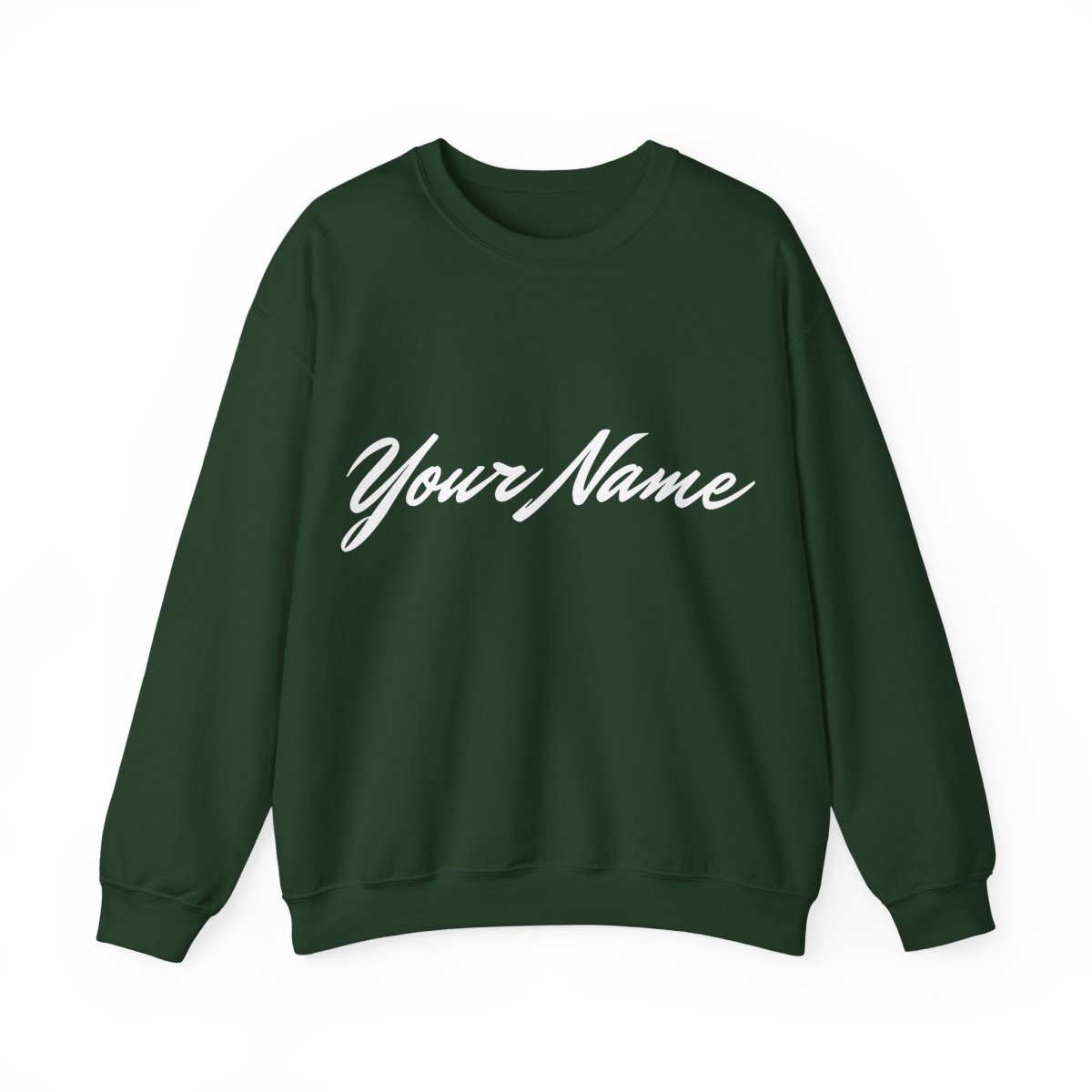 Unisex heavy sweatshirt featuring personalized design in AU/NZ styles, made for casual comfort.